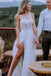 detachable sleeves sweetheart sequin tulle wedding dresses slit boho wedding dress