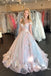 elegant tulle sweetheart pink blue prom dress princess formal gown