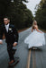 two piece tulle backless wedding dress simple country wedding gowns