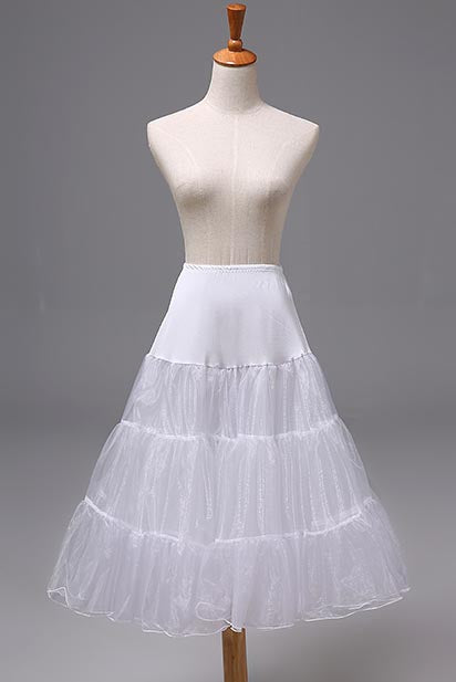 New Bride Wedding Dress Petticoat, Short Skirt Lining Organza Pettiskirt  WP24