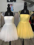 chic sparkly cap sleeves homecoming dress tulle pearls short prom dress