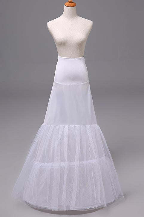 Mermaid Bridal Wedding Dress Petticoat, White Wedding Gown Skirt WP25