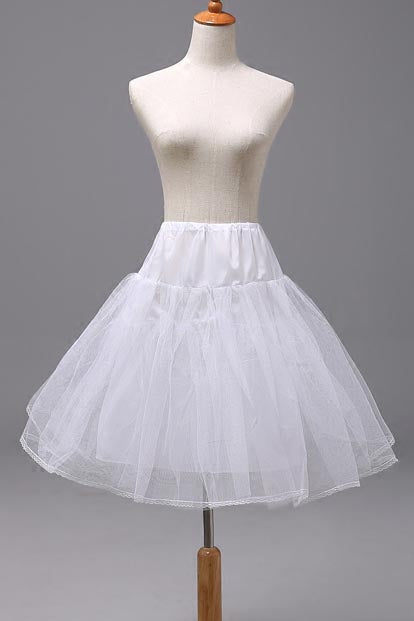 Two Layers Boneless Flower Girl Dress Petticoat, Princess Children Short Skirt WP17