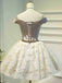 off the shoulder sweet 16 dress homecoming dress with lace appliques