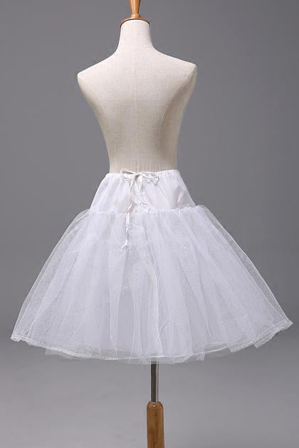 Two Layers Boneless Flower Girl Dress Petticoat, Princess Children Short Skirt WP17