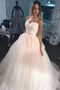 Sweetheart Quinceanera Dress Sweet 16 Dress Tulle Long Prom Dress With Applique GP22