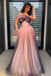 one shoulder ombre long prom dress elegant tulle formal gown