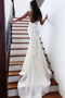 Simple Mermaid Wedding Dress, Ivory Bridal Gown With Bowknot PW312