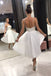 ivory sequin bodice homecoming dress short tulle formal party dress