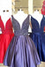 royal blue homecoming dress plunging neck beaded short prom dresses