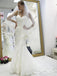 Spaghetti straps backless wedding dresses mermaid bridal dresses mg685