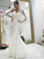 Spaghetti Straps Backless Wedding Dresses Mermaid Bridal Dresses PW298