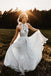 a line halter lace chiffon long beach flowy wedding dress