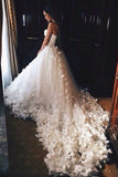 sweetheart white ball gowns wedding dress butterfly bridal gowns