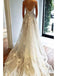 boho lace appliques wedding dress princess spaghetti straps beach wedding dress