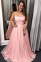 Chiffon Long Prom Dress Spaghetti Straps Plus Size Evening Dress MP731