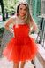 cute sweetheart a line homecoming dresses tulle sweet 16 dress