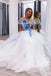 elegant blue white tulle long prom dress off the shoulder evening gown