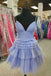 shiny princess tiered tulle short homecoming dresses cute sweet 16 dresses