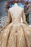 Ball Gown Quinceanera Dresses Sequins Vintage Wedding Dress With Appliques MP198