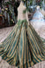 luxurious sequins beaded long sleeves ball gown quinceanera gown