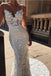 spaghetti strap vintage mermaid lace appliques wedding dress mw288