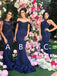 mermaid navy blue bridesmaid dresses styles styles appliques beading