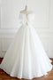 Ball Gown Sleeveless Wedding Dress With Cute Bowknot PW323