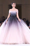 Princess Ombre Prom Dresses Off-Shoulder Ball Gown Long Formal Dress GP15