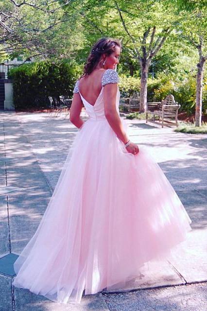 princess pink ball gown prom dresses cinderella quinceanera dresses mp867