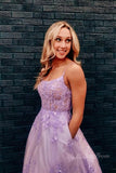 purple lace floral long prom dresses sleeveless formal evening dress