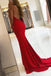 red mermaid beaded lace prom dresses backless evening gown