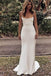 simple spaghetti straps beach wedding dresses sleeveless bridal gown
