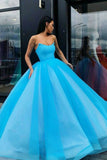 strapless ball gown quinceanera dress tulle lilac long prom dress mp1164