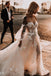 sweetheart 3d applique beach wedding dress puffy sleeves boho wedding dress