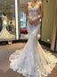 Sweetheart Lace Mermaid Wedding Dress with Appliques PW329