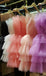 hot pink tiered tulle a line homecoming dresses chic strapless short party dress