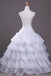 New Five Lotus Leaf Ball Gown Wedding Dress Pettiskirt, White Wedding Dress Petticoat WP20