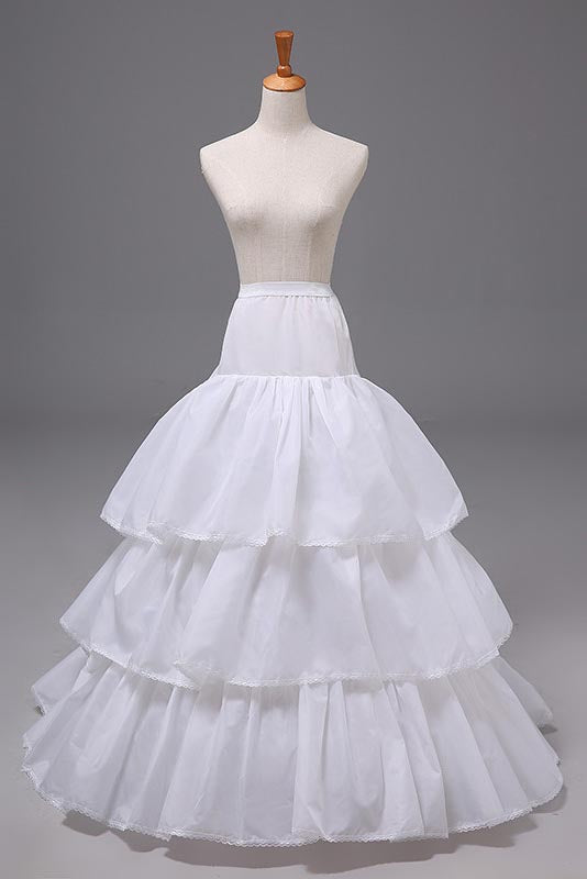 New Five Lotus Leaf Ball Gown Wedding Dress Pettiskirt, White Wedding Dress Petticoat WP20