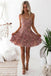 charming blush a line homecoming party dresses with appliques