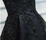 a line v neck short black lace prom dresses black short formal dresses black lace graduation dresses homecoming dresses