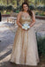 spaghetti straps v neck gold lace appliques prom dresses plus size party gown
