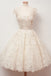 a line scoop lace homecoming dresses cap sleeves sweet 16 dress