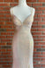 v neck straps sequined mermaid prom dresses long slit evening dresses